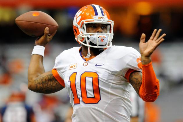 Tajh Boyd Breaking Down Clemson Qbs Pro Day Workout