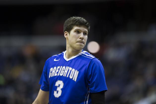 Creighton forward Doug McDermott (3) during the second half of an NCAA basketball game against Georgetown on Tuesday, March 4, 2014, in Washington. Georgetown defeated Creighton 75-63. (AP Photo/ Evan Vucci)