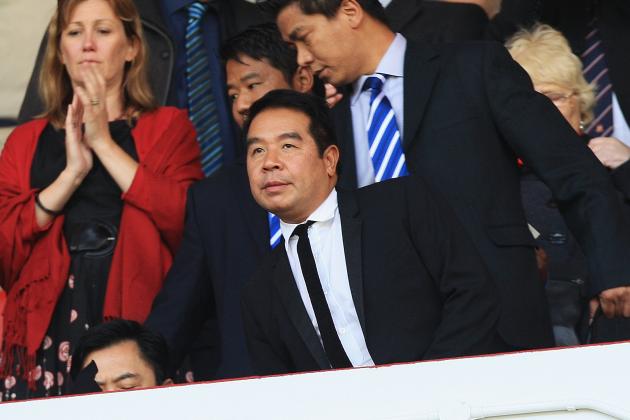 SUNDERLAND, ENGLAND - AUGUST 14: Birmingham City's owner Carson Yeung looks on during the Barclays Premier League match between Sunderland and Birmingham City at the Stadium of Light on August 14, 2010 in Sunderland, England. (Photo by Matthew Lewis/Getty Images)