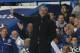 Chelsea's manager Jose Mourinho calls out as he watches his team play against Tottenham Hotspur during their English Premier League soccer match at Stamford Bridge, London, Saturday, March 8, 2014. (AP Photo/Sang Tan)