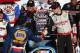 18-year-old Chase Elliott (left) finished fifth at Las Vegas and was the highest-finishing Nationwide regular, while 2012 Cup champion Brad Keselowski dominated Saturday's Nationwide event.