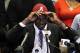 Rashaan Evans chooses Alabama as his commitment to play NCAA college football during national signing day on Wednesday, Feb. 5, 2014, in Auburn, Ala. (AP Photo/Butch Dill)
