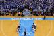 CHAPEL HILL, NC - FEBRUARY 20: Fans hold up paper snowflakes in an attempt to distract Rasheed Sulaimon #14 of the Duke Blue Devils as he shoots a free throw during a game against the North Carolina Tar Heels at the Dean Smith Center on February 20, 2014 in Chapel Hill, North Carolina. North Carolina won 74-66. (Photo by Grant Halverson/Getty Images)