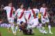 FC Barcelona's Lionel Messi, from Argentina, third left, duels for the ball against Rayo Vallecano's Iago Falque during a Spanish La Liga soccer match at the Camp Nou stadium in Barcelona, Spain, Saturday, Feb. 15, 2014. (AP Photo/Manu Fernandez)