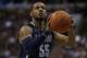 Georgetown's Jabril Trawick in action during an NCAA college basketball game against Villanova, Saturday, March 8, 2014, in Philadelphia. (AP Photo/Matt Slocum)