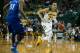 WACO, TX - FEBRUARY 04: Isaiah Austin #21 of the Baylor Bears brings the ball upcourt against the Kansas Jayhawks on February 4, 2014 at the Ferrell Center in Waco, Texas. (Photo by Cooper Neill/Getty Images)