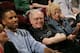 CLEVELAND - MARCH 25: Philanthropist Warren Buffet (C) wears a LeBron James Witness tee-shirt as he cheers for the Cleveland Cavaliers during a game against the Denver Nuggets March 25, 2007 at The Quicken Loans Arena in Cleveland, Ohio. NOTE TO USER: User expressly acknowledges and agrees that, by downloading and/or using this Photograph, user is consenting to the terms and conditions of the Getty Images License Agreement. Mandatory Copyright Notice: Copyright 2007 NBAE (Photo by David Liam Kyle/NBAE via Getty Images)