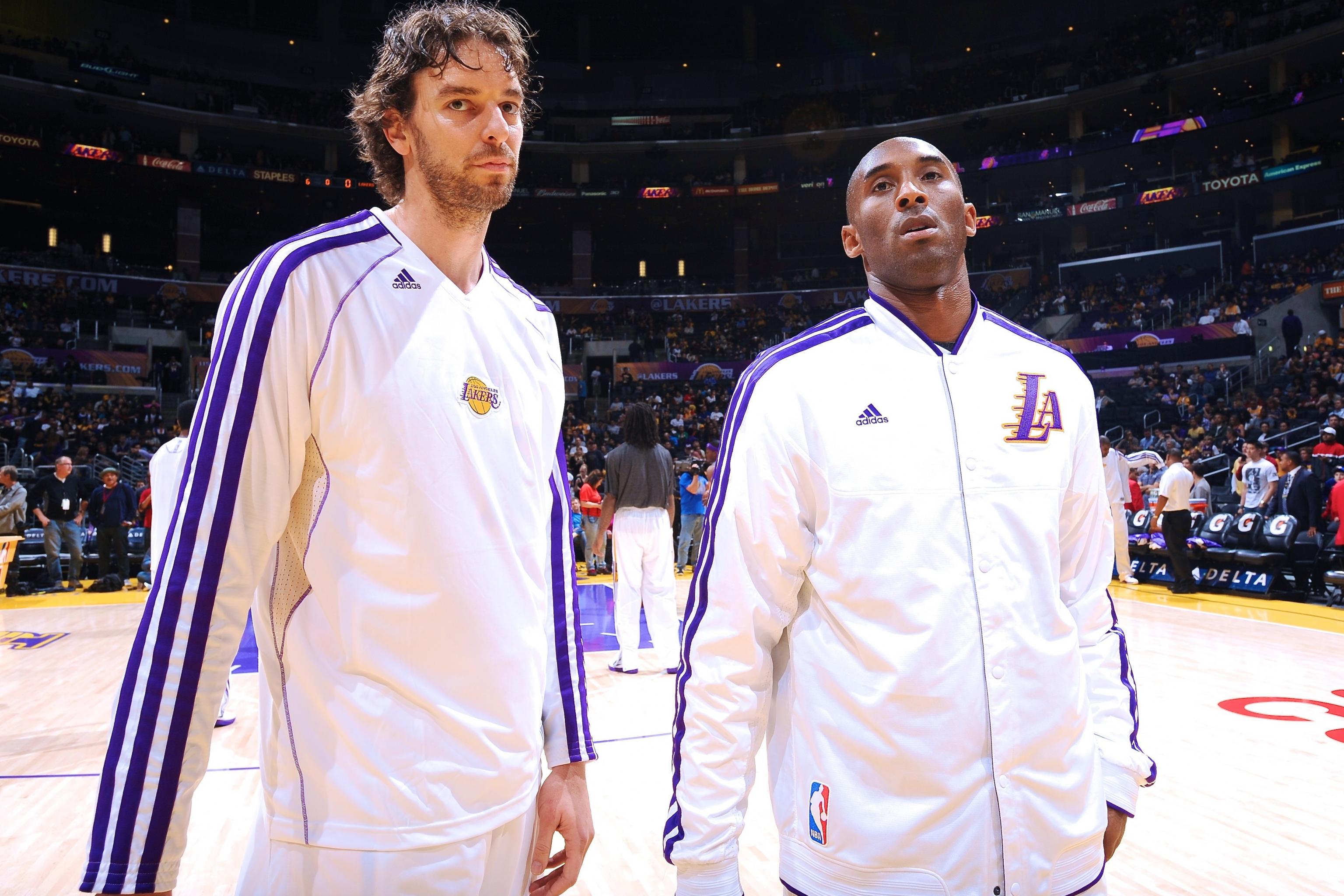 Kobe Bryant said Pau Gasol felt disrespected by Lakers' front office –  Daily News