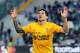Verona's Juan Manuel Iturbe celebrates after scoring during a Serie A soccer match between Udinese and Verona at the Friuli Stadium in Udine, Italy, Monday, Jan. 6, 2014. (AP Photo/Paolo Giovannini)
