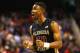 GREENSBORO, NC - MARCH 13: Ian Miller #30 of the Florida State Seminoles reacts after a play against the Maryland Terrapins during the second round of the 2014 Men's ACC Basketball Tournament at Greensboro Coliseum on March 13, 2014 in Greensboro, North Carolina. (Photo by Streeter Lecka/Getty Images)