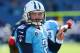 Dec 29, 2013; Nashville, TN, USA; Tennessee Titans kicker Rob Bironas (2) warms up before a game against the Houston Texans at LP Field. Mandatory Credit: Don McPeak-USA TODAY Sports