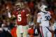 PASADENA, CA - JANUARY 06: Quarterback Jameis Winston #5 of the Florida State Seminoles signals during the 2014 Vizio BCS National Championship Game against the Auburn Tigers at the Rose Bowl on January 6, 2014 in Pasadena, California. (Photo by Kevin C. Cox/Getty Images)