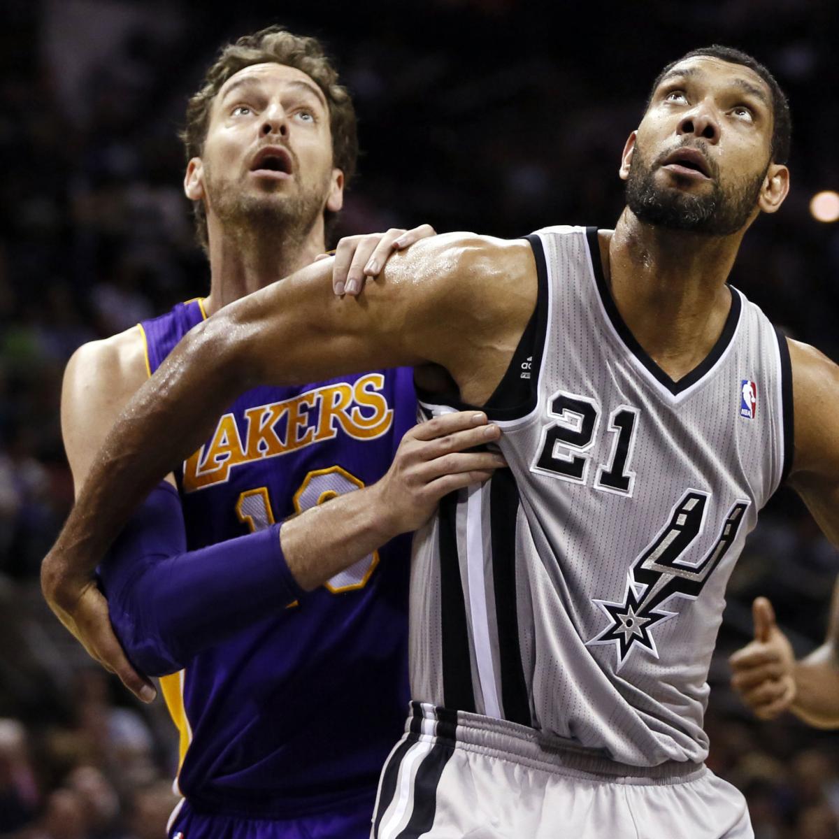 San Antonio Spurs vs. Los Angeles Lakers: Live Score and ...