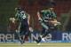 Ireland's Ed Joyce, left, and captain William Porterfield run between the wickets during their ICC Twenty20 Cricket World Cup match against United Arab Emirates in Sylhet, Bangladesh, Wednesday, March 19, 2014. (AP Photo/A.M. Ahad)