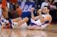 Jan 29, 2014; Los Angeles, CA, USA; Los Angeles Clippers shooting guard J.J. Redick (4) reacts after making a basket and getting fouled in the second half of the game against the Washington Wizards at Staples Center. Mandatory Credit: Jayne Kamin-Oncea-USA TODAY Sports