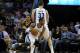 Mar 22, 2014; Memphis, TN, USA; Memphis Grizzlies center Marc Gasol (33) sets a pick for Memphis Grizzlies guard Mike Conley (11) against Indiana Pacers guard George Hill (3) during the game at FedExForum. Mandatory Credit: Justin Ford-USA TODAY Sports