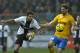 Parma's Dal Belo Felipe, of Brazil, left, vies for the ball with Juventus' Fernando Llorente Torres, of Spain, during their Serie A soccer match at Parma's Tardini stadium, Italy, Saturday, Nov. 2, 2013. (AP Photo/Marco Vasini)