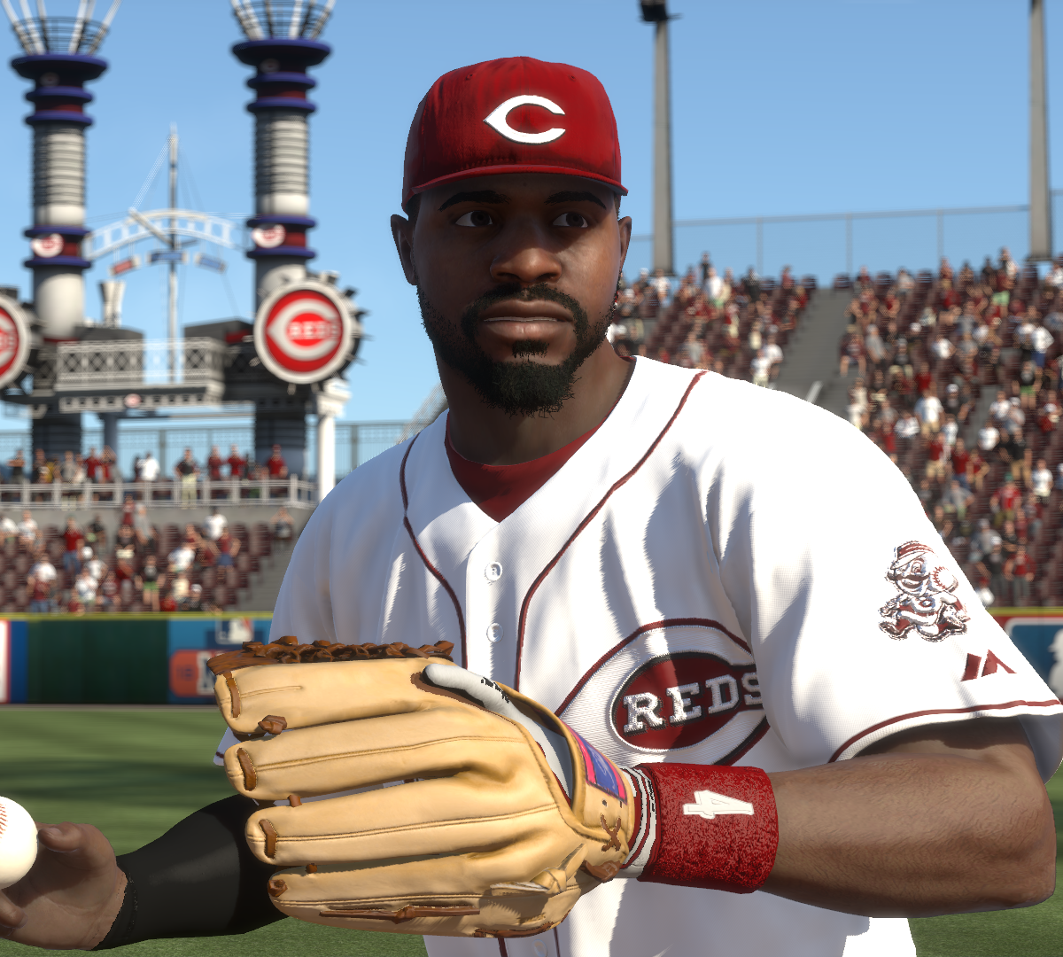 MLB 14 the Show: PS4 Screenshots of Cincinnati Reds Star Brandon
