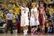 Dec 3, 2013; Minneapolis, MN, USA; Minnesota Golden Gophers guard DeAndre Mathieu (4) against the Florida State Seminoles at Williams Arena. Minnesota defeated Florida State 71-61. Mandatory Credit: Brace Hemmelgarn-USA TODAY Sports