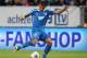 Hoffenheim's Roberto Firmino of Brazil kicks the ball during a German first division Bundesliga soccer match between TSG 1899 Hoffenheim and Bayern Munich in Sinsheim, Germany, Saturday, Nov.2, 2013. (AP Photo/Michael Probst)
