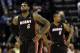 Miami Heat forward LeBron James (6) reacts after bing fouled while playing the Indiana Pacers during the second half of an NBA basketball game in Indianapolis, Wednesday, March 26, 2014. The Pacers won 84-83. (AP Photo/AJ Mast)