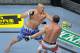 Chuck Liddell, left, throws a punch against Wanderlei Silva, of Brazil, during their light heavyweight bout at UFC 79 at the Mandalay Bay hotel and casino in Las Vegas, Saturday, Dec. 29, 2007. (AP Photo/Jae C. Hong)