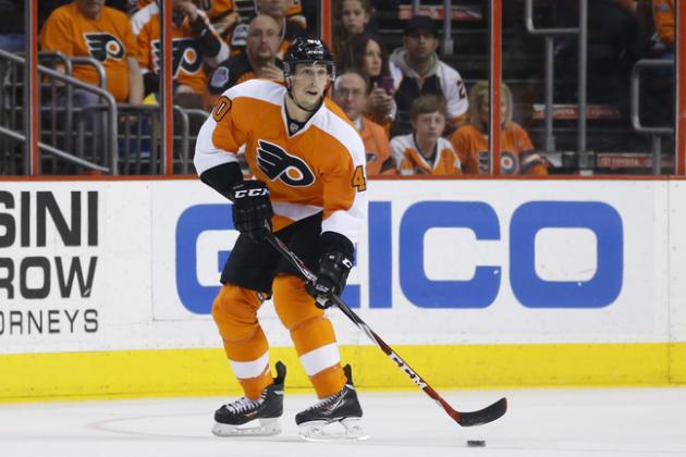 Philadelphia Flyers' Vincent Lecavalier in action during an NHL hockey game against the St. Louis Blues, Saturday, March 22, 2014, in Philadelphia. (AP Photo/Matt Slocum)
