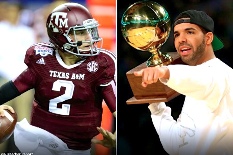 Drake sends Instagram shoutout to Johnny Manziel