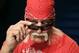 Hulk Hogan poses for a portrait Wednesday, Oct. 28, 2009 in New York. (AP Photo/Jeff Christensen)