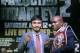 Boxer Manny Pacquiao, of the Phillipines, left, poses for a photo with current WBO World Welterweight champion Timothy Bradley of Indio, Ca., during a press conference,Thursday, Feb. 6, 2014, in New York. The pair will face off in a title fight in Las Vegas, April 12, 2014. (AP Photo/Kathy Willens)