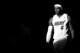 MIAMI, FL - APRIL 02: (EDITORS NOTE: Image has been converted to black and white.) LeBron James #6 of the Miami Heat looks on during a game against the Milwaukee Bucks at American Airlines Arena on April 2, 2014 in Miami, Florida. NOTE TO USER: User expressly acknowledges and agrees that, by downloading and/or using this photograph, user is consenting to the terms and conditions of the Getty Images License Agreement. Mandatory copyright notice: (Photo by Mike Ehrmann/Getty Images)