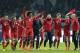 Bayern's Arjen Robben of the Netherlands, right, Bayern's Franck Ribery of France, left, and their teammates celebrate winning the German soccer championship after the German Bundesliga soccer match between Hertha BSC Berlin and Bayern Munich in Berlin, Germany, Tuesday, March 25, 2014. (AP Photo/Michael Sohn)