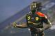 Belgium's Romelu Lukaku celebrates scoring the opening goal against Croatia during their group A World Cup qualifying soccer match in Zagreb, Friday, Oct. 11, 2013. (AP Photo/Darko Bandic)