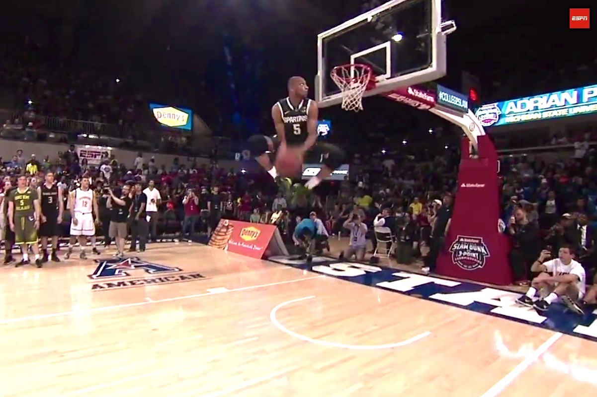 College Slam Dunk Contest 2014 Winner, Highlights and Twitter Reaction