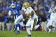 LEXINGTON, KY - NOVEMBER 02: Isaiah Crowell #1 of the Alabama State Hornets runs with the ball during the game against the Kentucky Wildcats at Commonwealth Stadium on November 2, 2013 in Lexington, Kentucky. (Photo by Andy Lyons/Getty Images)