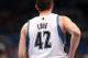 MINNEAPOLIS, MN - MARCH 28: A back shot of Kevin Love #42 of the Minnesota Timberwolves on the court during the game against the Los Angeles Lakers on March 28, 2014 at Target Center in Minneapolis, Minnesota. NOTE TO USER: User expressly acknowledges and agrees that, by downloading and or using this Photograph, user is consenting to the terms and conditions of the Getty Images License Agreement. Mandatory Copyright Notice: Copyright 2014 NBAE (Photo by Jordan Johnson/NBAE via Getty Images)