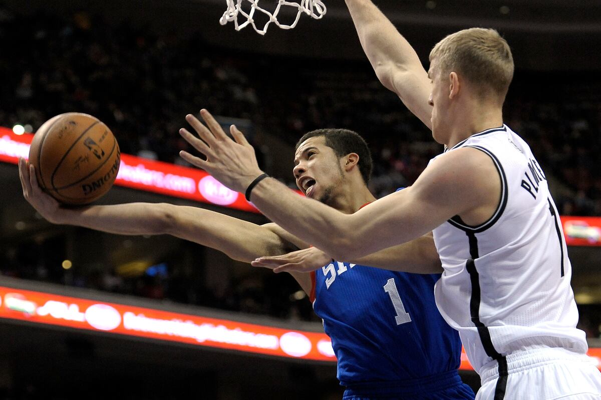 Sixers Rookie Michael CarterWilliams Goes CoasttoCoast for Slam Dunk