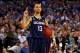 ARLINGTON, TX - APRIL 05: Shabazz Napier #13 of the Connecticut Huskies celebrates during the NCAA Men's Final Four Semifinal against the Florida Gators at AT&T Stadium on April 5, 2014 in Arlington, Texas. The Connecticut Huskies defeated the Florida Gators 63-53. (Photo by Ronald Martinez/Getty Images)