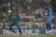 DHAKA, BANGLADESH - APRIL 06: Kumar Sangakkara of Sri Lanka hits the ball past Mahendra Singh Dhoni of India during the ICC World Twenty20 Bangladesh 2014 Final between India and Sri Lanka at Sher-e-Bangla Mirpur Stadium on April 6, 2014 in Dhaka, Bangladesh. (Photo by Gareth Copley/Getty Images)