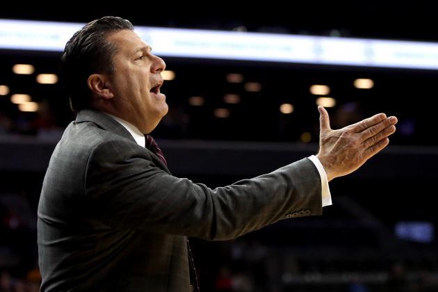 NEW YORK, NY - MARCH 13:  Head coach Tom Pecora of the Fordham Rams looks on from the bench in the first half against the Dayton Flyers in the Second Round of the 2014 Atlantic 10 Men's Basketball Tournament at Barclays Center on March 13, 2014 in the Brooklyn Borough of New York City.  (Photo by Mike Lawrie/Getty Images)