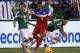 U.S. Julian Green (9) battles for the ball with Mexico defenders during the second half of an international friendly soccer match Wednesday, April 2, 2014, in Glendale, Ariz. The game ended in a 2-2 draw. (AP Photo/Rock Scuteri)