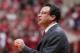 BLOOMINGTON, IN - FEBRUARY 2: Head coach Tom Crean of the Indiana Hoosiers looks on during the game against the Michigan Wolverines at Assembly Hall on February 2, 2014 in Bloomington, Indiana. Indiana defeated Michigan 63-52. (Photo by Joe Robbins/Getty Images)