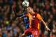 LONDON, ENGLAND - MARCH 18: Ramires of Chelsea jumps with Wesley Sneijder of Galatasaray during the UEFA Champions League Round of 16 second leg match between Chelsea and Galatasaray AS at Stamford Bridge on March 18, 2014 in London, England. (Photo by Clive Rose/Getty Images)