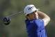 Keegan Bradley watches his shot on the second hold duirng the first round of the Northern Trust Open golf tournament at Riviera Country Club in the Pacific Palisades area of Los Angeles on Thursday, Feb. 13, 2014. (AP Photo/Reed Saxon)
