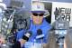 Apr 1, 2014; San Diego, CA, USA; Los Angeles Dodgers manager Don Mattingly (8) talks to the media prior to the game against the San Diego Padres at Petco Park. Mandatory Credit: Andrew Fielding-USA TODAY Sports