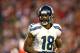 Oct 17, 2013; Phoenix, AZ, USA; Seattle Seahawks wide receiver Sidney Rice (18) against the Arizona Cardinals at University of Phoenix Stadium. Mandatory Credit: Mark J. Rebilas-USA TODAY Sports