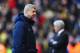 STOKE ON TRENT, ENGLAND - MARCH 01: Arsene Wenger of Arsenal looks on during the Barclays Premier League match between Stoke City and Arsenal at Britannia Stadium on March 1, 2014 in Stoke on Trent, England. (Photo by Laurence Griffiths/Getty Images)