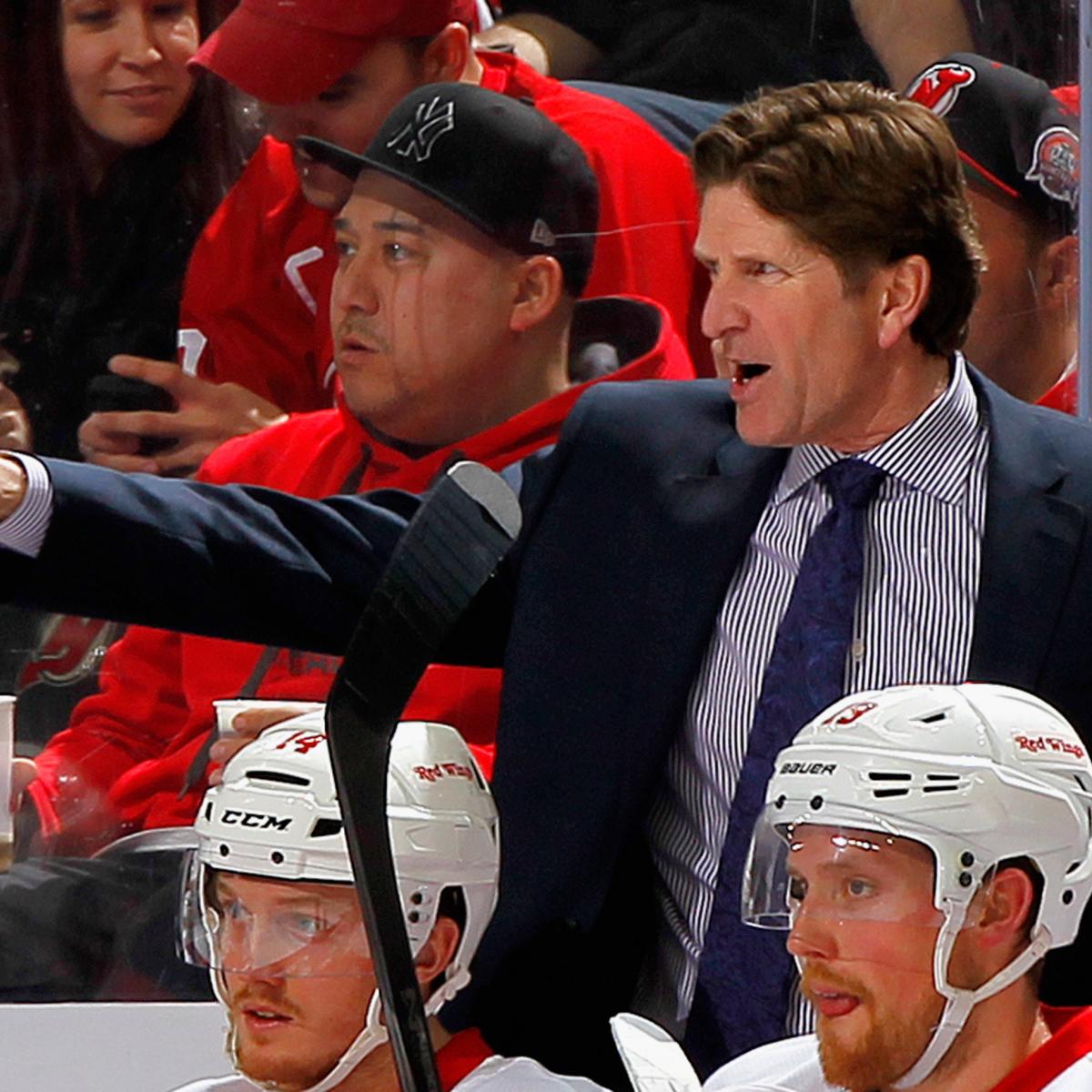 Mike Babcock Becomes Red Wings All Time Leader In Coaching Wins News Scores Highlights 