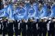 The Penn State Blue Band silks team performs at Beaver Stadium before an NCAA college football game between Penn State and Purdue in State College, Pa., Saturday, Nov. 16, 2013. Penn State won 45-21. (AP Photo/Gene J Puskar)
