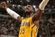INDIANAPOLIS - MARCH 31: Roy Hibbert #55 of the Indiana Pacers celebrates during the game against the San Antonio Spurs at Bankers Life Fieldhouse on March 31, 2014 in Indianapolis, Indiana. NOTE TO USER: User expressly acknowledges and agrees that, by downloading and or using this Photograph, user is consenting to the terms and condition of the Getty Images License Agreement. Mandatory Copyright Notice: 2014 NBAE (Photo by Ron Hoskins/NBAE via Getty Images)